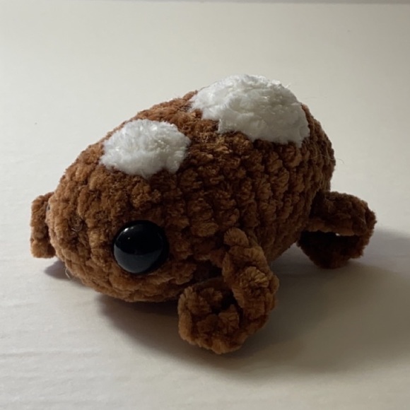 Sold🥳Mushroom frog crochet plush handmade - Picture 3 of 6